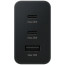 Сетевое зарядное устройство Samsung Wall Charger USB+2xUSB-C Trio 65W+15W+25W Black (EP-T6530NBEGRU)