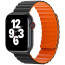 Ремешок WIWU for Apple Watch 38/40/41mm Magnetic Silicone Band Series (Black-Orange) (Wi-WB001)