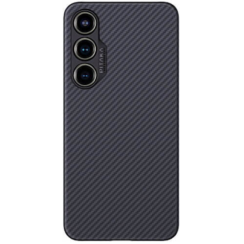 Чехол-накладка Pitaka MagEZ Case 4 Twill for Samsung Galaxy S24 Black/Grey (KS2401)