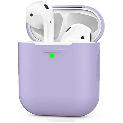 Чохол для навушників AhaStyle Silicone Case for AirPods Purple Lavender (X0024LOD57)