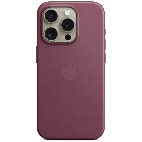Чохол-накладка Apple iPhone 15 Pro FineWoven Case with MagSafe Mulberry (MT4L3)