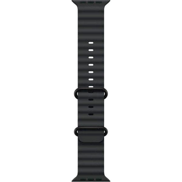 Apple Watch Ultra 3 Black Titanium Case with Black Ocean Band (MF0J4)