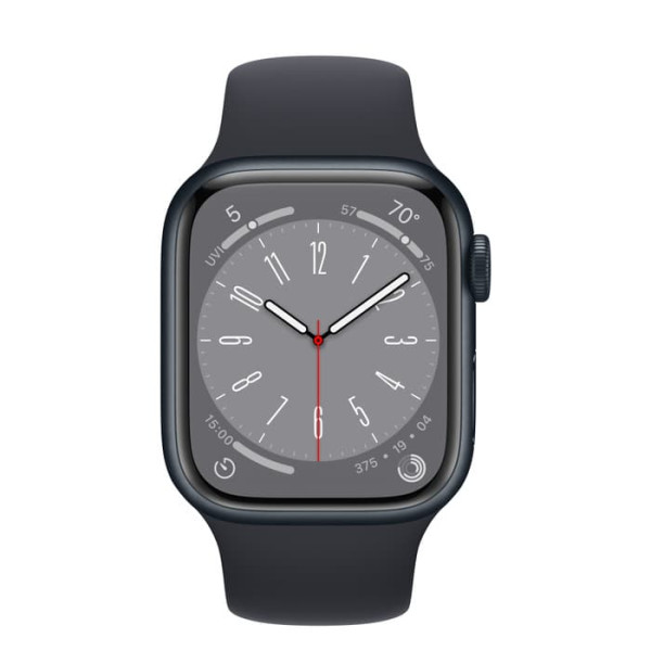 Apple WATCH Series 8 41mm Midnight Aluminium Case with Midnight Sport Band (MNP53)