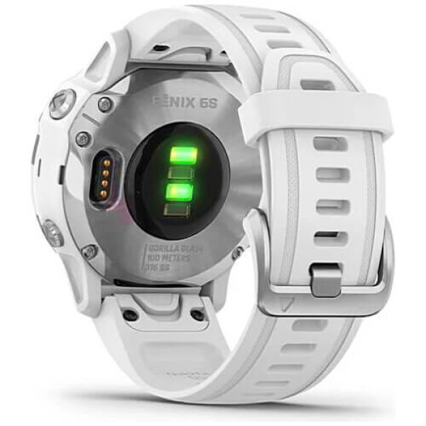 Смарт-годинник Garmin Fenix ??6S Silver with White Band (010-02159-00) ГАРАНТІЯ 3 міс.