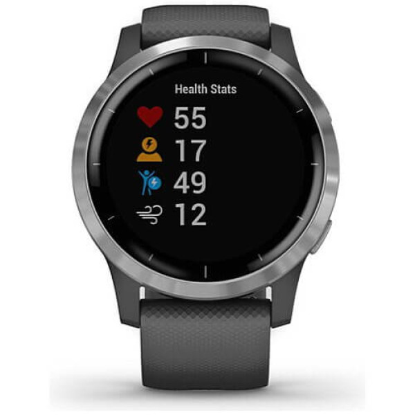 Смарт-годинник Garmin Vivoactive 4 Shadow Gray/Silver (010-02174-03) ГАРАНТІЯ 12 міс.
