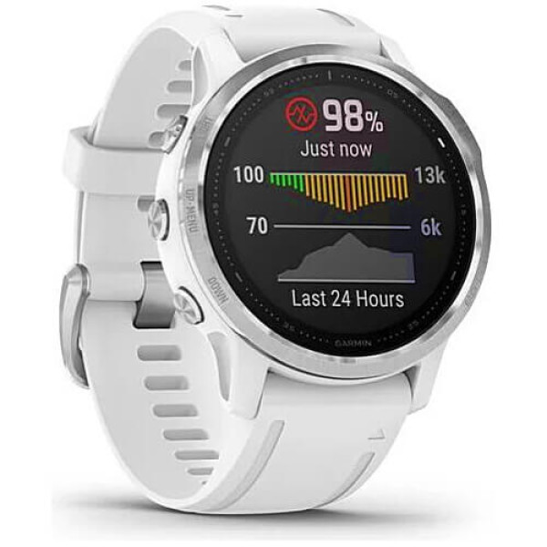 Смарт-годинник Garmin Fenix ??6S Silver with White Band (010-02159-00) ГАРАНТІЯ 3 міс.