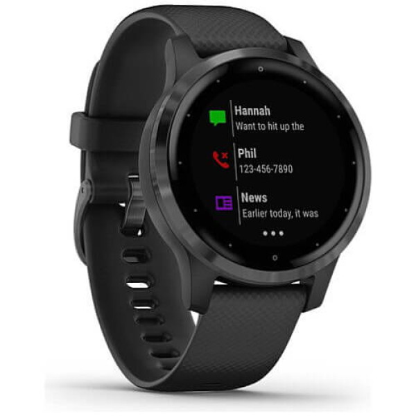 Смарт годинник Garmin Vivoactive 4S Black with Slate (010-02172-13 / 010-02172-11) ГАРАНТІЯ 12 міс.