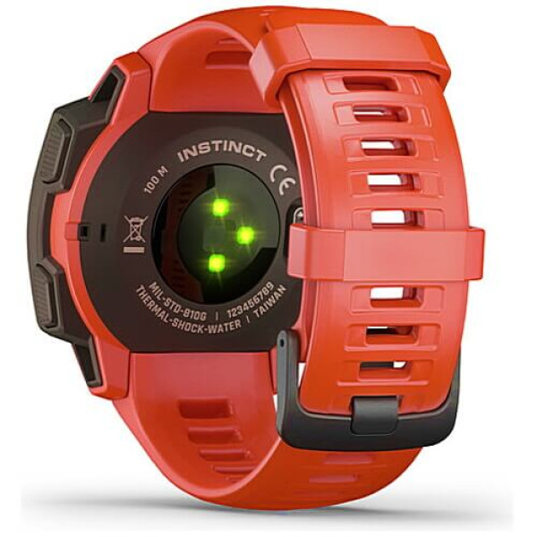 Смарт-годинник Garmin Instinct Flame Red (010-02064-02) ГАРАНТІЯ 3 міс.