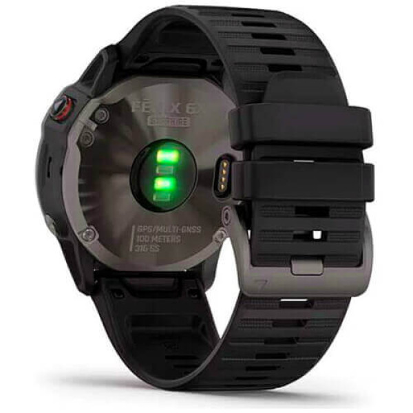 Смарт-годинник Garmin Fenix ??6X Carbon Gray DLC with Black Band (010-02157-11) ГАРАНТІЯ 3 міс.