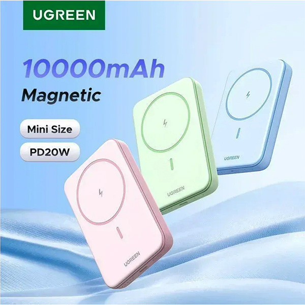 Зовнішній акумулятор UGREEN PB561 10000mAh 20W Green (45359)