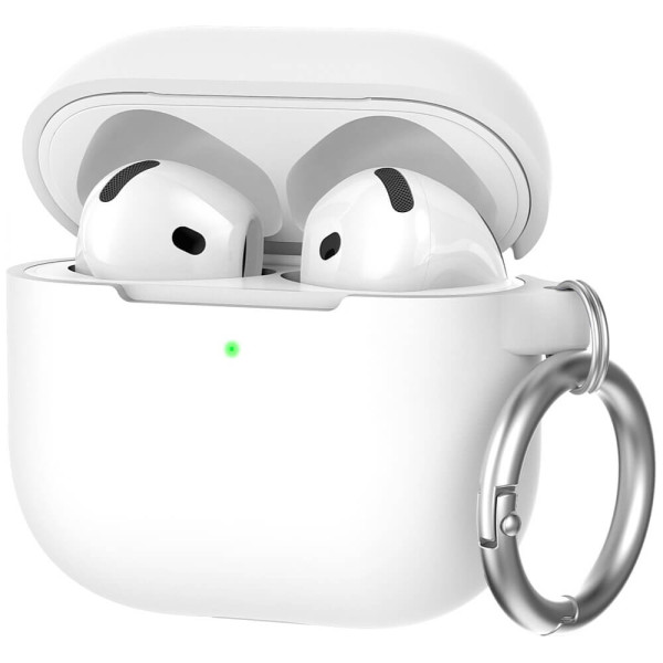 Чохол AhaStyle Silicone Case for Airpods 4 White (CP-196-WE)