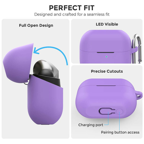 Чохол AhaStyle Silicone Case for Samsung Galaxy Buds 3 FE/3/3 Pro Purple (WG158-LR) (Уцінка)