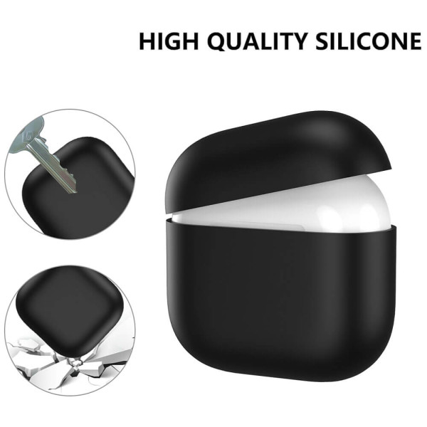 Чохол AhaStyle Ultra-Thin Silicone Case for Airpods 4/5 Black (CP-WG172-BK)