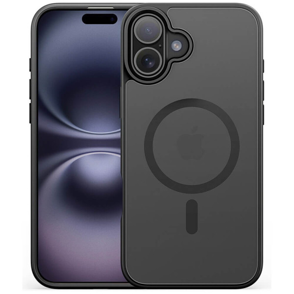 Чохол-накладка Alabay for iPhone 16 Cloud Matte Series Black