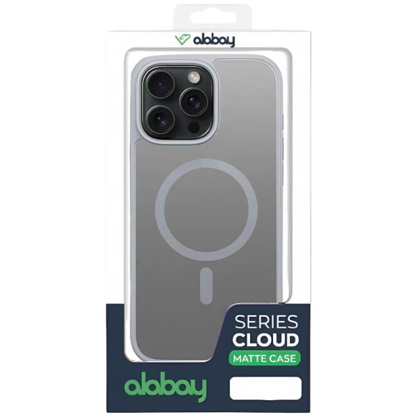 Чохол-накладка Alabay for iPhone 14 Pro Cloud Matte Series Grey
