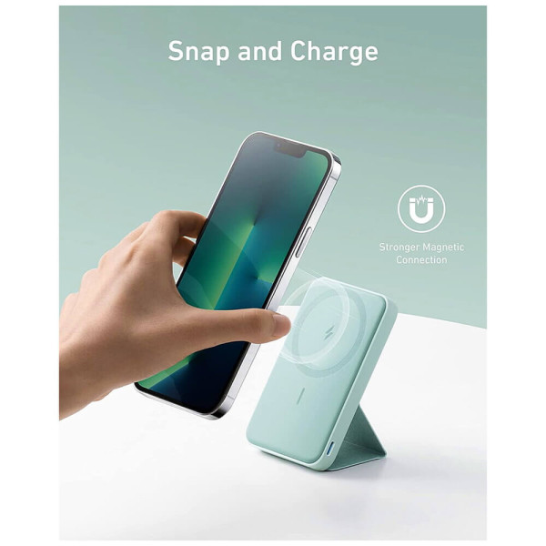 Додатковий акумулятор Anker 622 Magnetic MagGo 5000mAh Green (A1611061)
