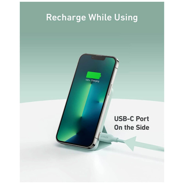 Додатковий акумулятор Anker 622 Magnetic MagGo 5000mAh Green (A1611061)