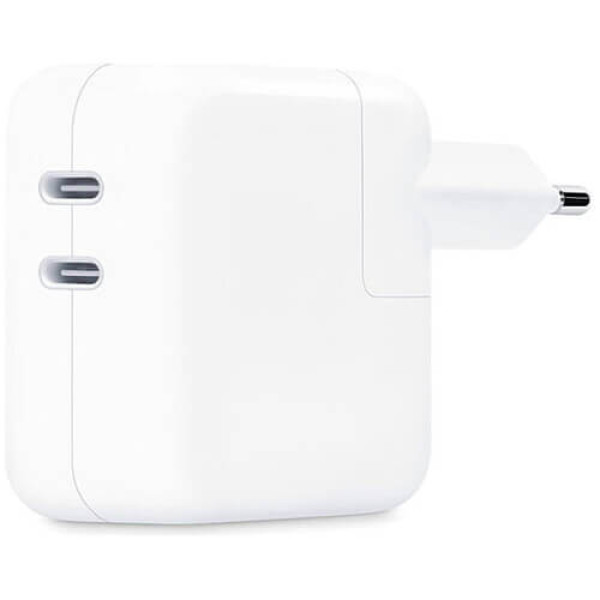Блок живлення Apple 35W Dual USB-C Port Power Adapter (MW2K3)