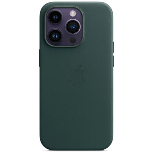 Чохол-накладка Apple iPhone 14 Pro Max Leather Case with MagSafe Forest Green (MPPN3)