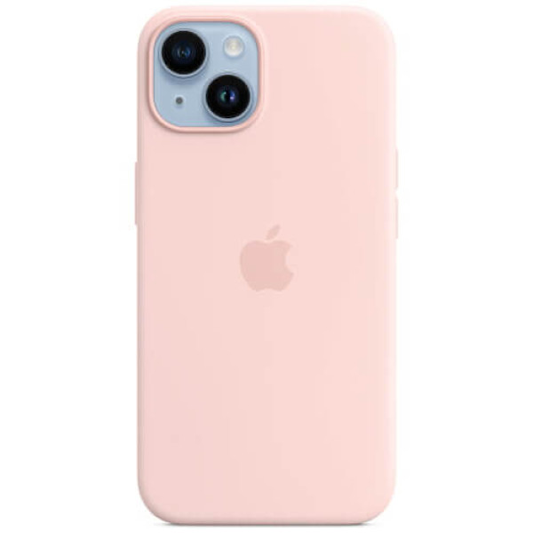 Чохол-накладка Apple iPhone 14 Silicone Case with MagSafe Chalk Pink (MPRX3) (OPEN BOX)
