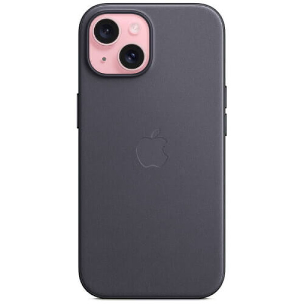 Чохол Apple iPhone 15 FineWoven Case with MagSafe Black (MT393)