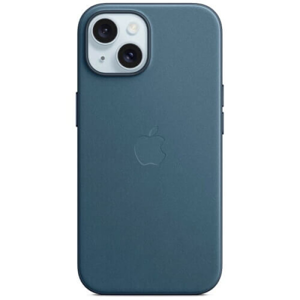 Чохол-накладка Apple iPhone 15 Plus FineWoven Case with MagSafe Pacific Blue (MT4D3)