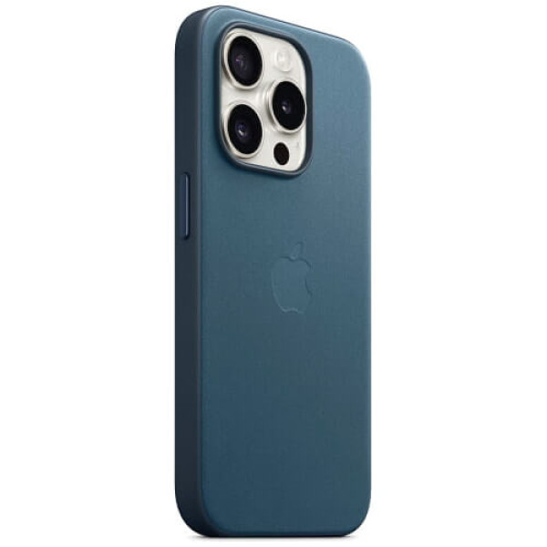 Чохол Apple iPhone 15 Pro FineWoven Case with MagSafe Pacific Blue (MT4Q3)