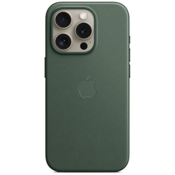 Чохол-накладка Apple iPhone 15 Pro Max FineWoven Case with MagSafe Evergreen (MT503)