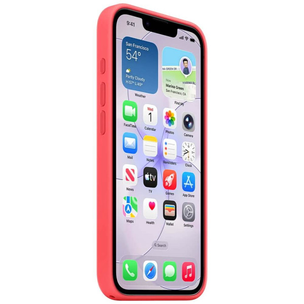 Чохол-накладка Apple iPhone 17e Silicone Case with MagSafe Bright Guava (MHWH4)