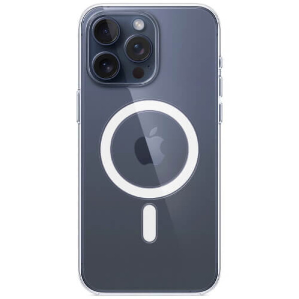 Чохол-накладка Apple iPhone 15 Pro Max Clear Case with MagSafe (MT233)