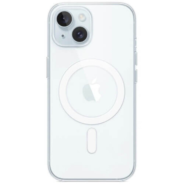 Чохол-накладка Apple iPhone 15 Clear Case with MagSafe (MT203)