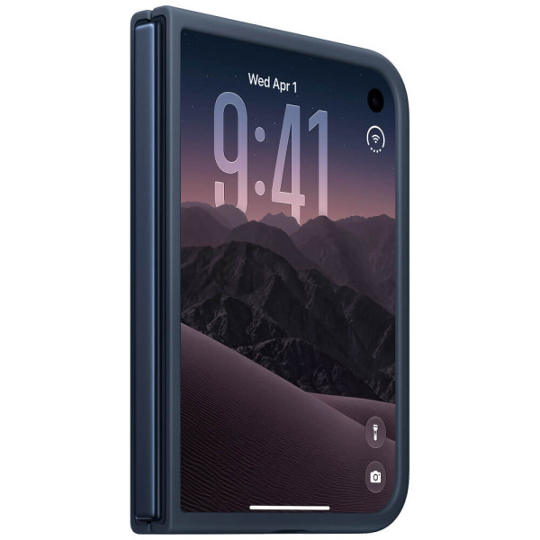Чохол Apple iPhone Duo Case Navy Blue (MKR84)