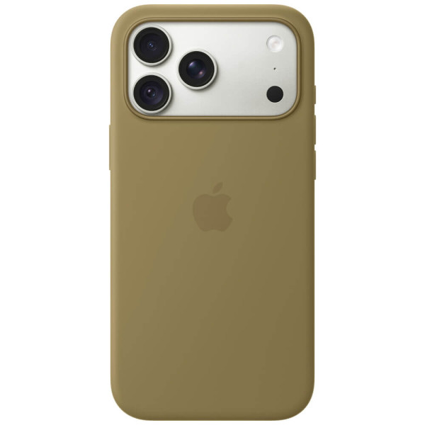 Чохол Apple iPhone 18 Pro Silicone Case with MagSafe Olive (MK8V4)