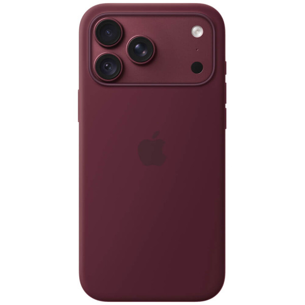 Чохол Apple iPhone 18 Pro Silicone Case with MagSafe Burgundy (MK8U4)