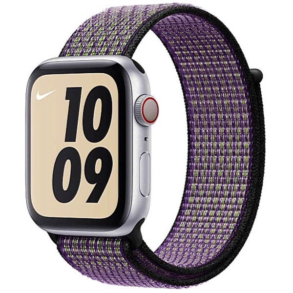 Ремінець Apple Watch 44/45/46/49mmDesert Sand/Volt Nike Sport Loop (MWU52)