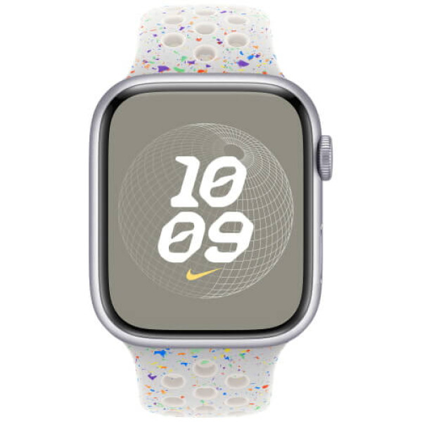 Ремінець Apple Watch 45/49/44/42mm Pure Platinum Nike Sport Band S/M (MUV03)