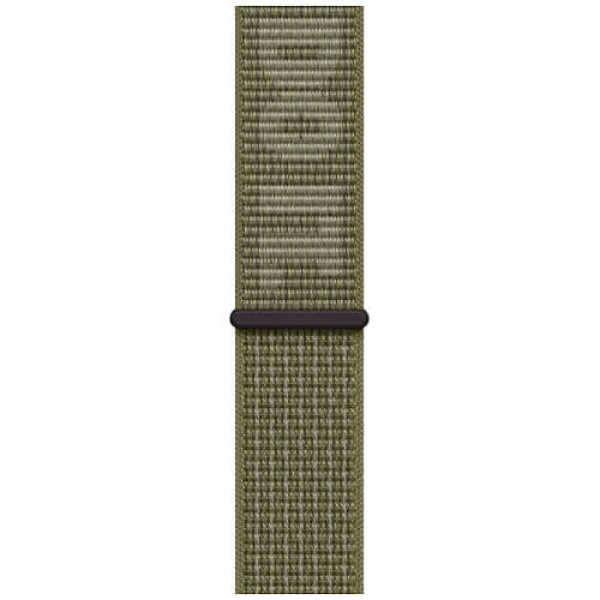 Ремінець Apple Watch 45/49/44/42mm Sequoia/Pure Platinum Nike Sport Loop (MPJ23)