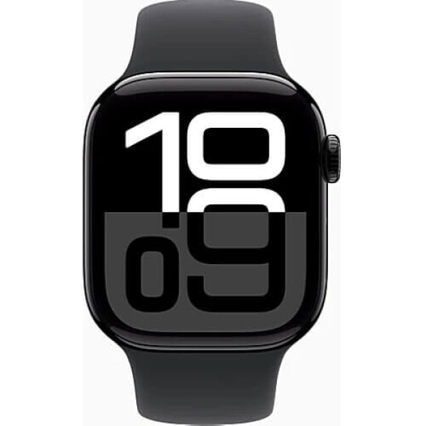 Apple WATCH Series 10 46mm Jet Black Aluminium Case with Black Sport Band M/L (MWWQ3) (OPEN BOX)