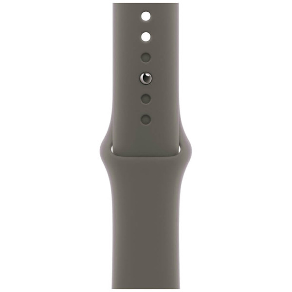 Apple Watch Series 11 42mm Natural Titanium Case with Stone Gray Sport Band M/L (MF8N4)