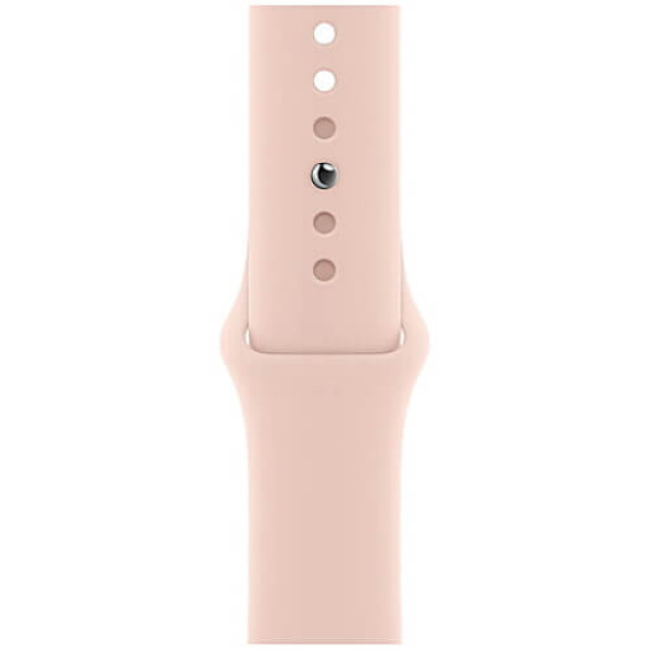 б/у Apple WATCH Series 6 40mm Gold Aluminium Case with Pink Sport Band (MG123) (Відмінний стан)