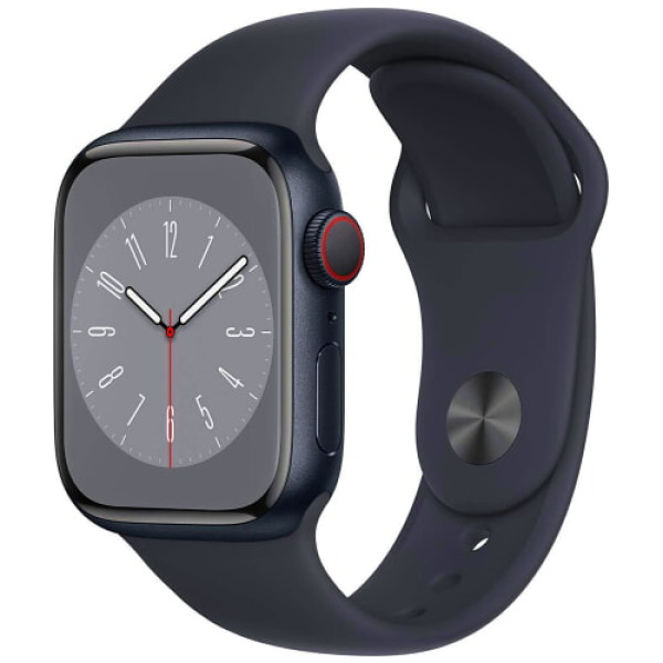 б/у Apple WATCH Series 8 41mm Midnight Aluminium Case with Midnight Sport Band (MNP53) (Середній стан)