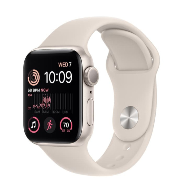 Apple WATCH Series SE 2 40mm LTE Starlight Aluminium Case with Starlight Sport Band (MNPH3)