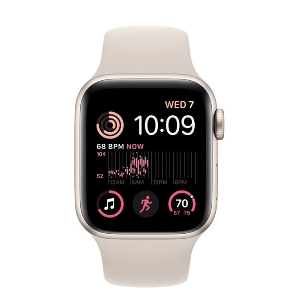 Apple WATCH Series SE 2 40mm LTE Starlight Aluminium Case with Starlight Sport Band (MNPH3)