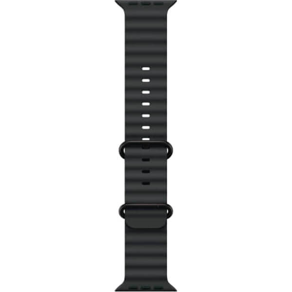 Apple Watch Ultra 2 Black Titanium Case with Black Ocean Band (MX4P3)