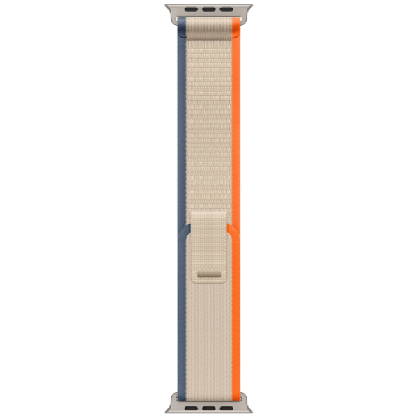 Apple Watch Ultra 2 Titanium Case with Orange/Beige Trail Loop S/M (MRF13)