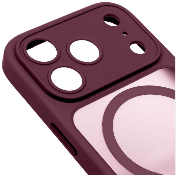 Чохол ArmorStandart Lush MagCase for Apple iPhone 18 Pro Max Dark Cherry (ARM92552)