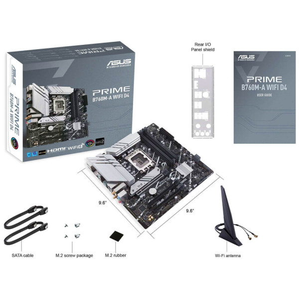 Материнська плата ASUS PRIME B760M-A WIFI D4 (90MB1CX0-M1EAY0)
