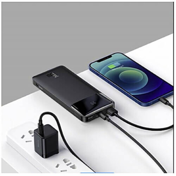 Зовнішній акумулятор Baseus Bipow Digital Display 15W 10000mAh Black (PPBD050001)