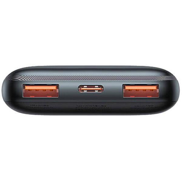 Зовнішній акумулятор Baseus Bipow Pro Digital Display 10000mAh 20W Black (PPBD04010)