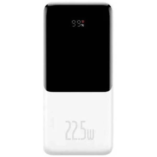 Зовнішній акумулятор Baseus Elf Digital Display 10000mAh 22.5W White (PPJL010002)